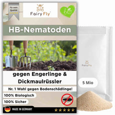 HB Nematoden gegen Dickmaulrüssler & Engerlinge - 5 - 250 Mio / 10 - 500 m² - zum Gießen