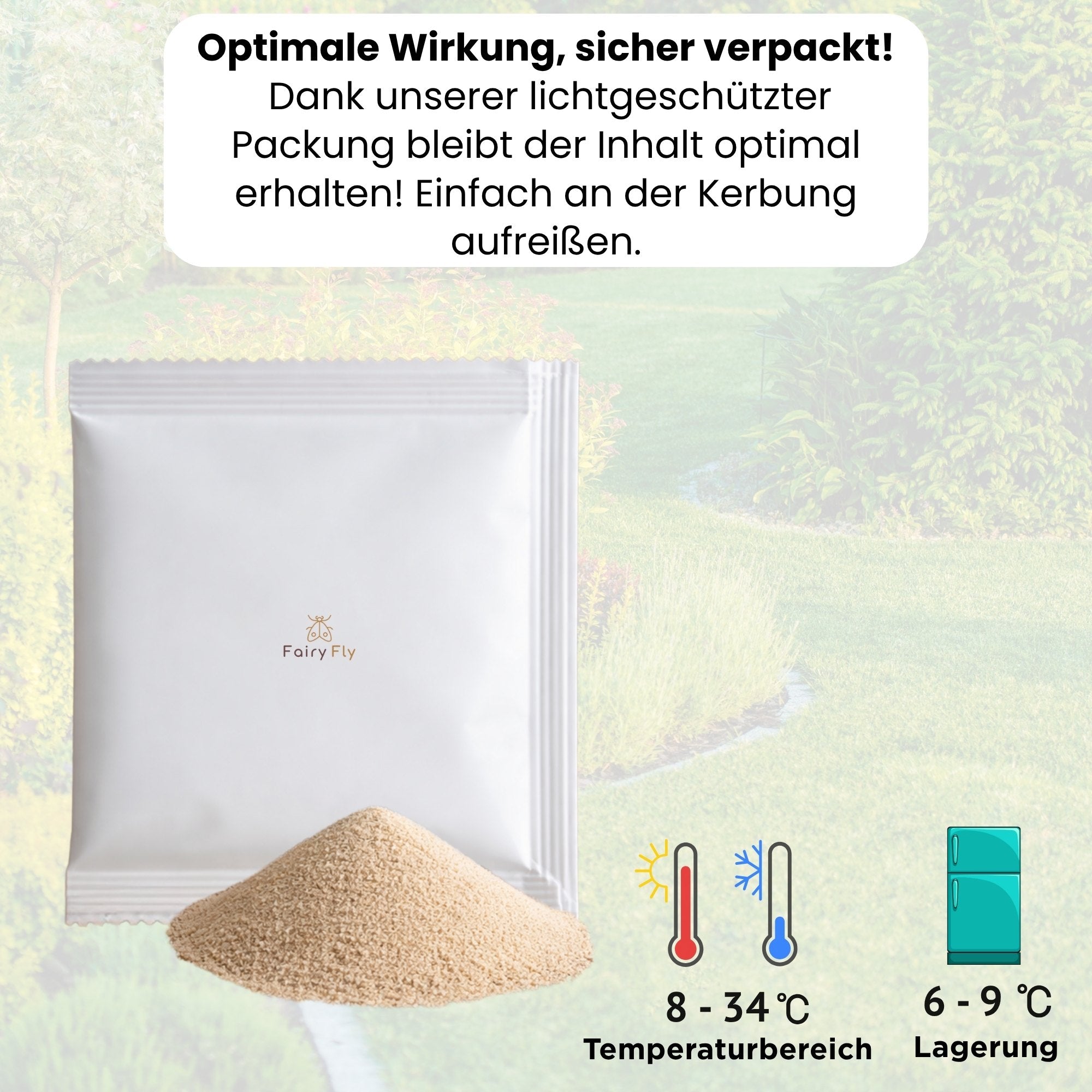 SF Nematoden gegen Trauermücken - 1 - 25 Mio / 2 - 50 m² / 10 - 250 Pflanzen